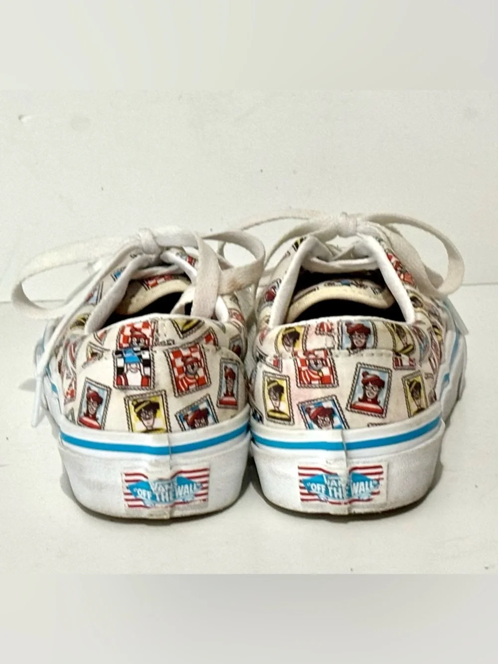 Vans Where’s Waldo Kids Era Sneakers Postage Stamp Youth Boys Girls Size 1